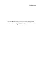 Branduolio magnetinio rezonanso spektroskopija