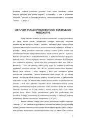 Pusiau prezidentinio valdymo ypatumai Lietuvoje 7 puslapis