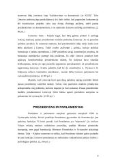 Pusiau prezidentinio valdymo ypatumai Lietuvoje 9 puslapis