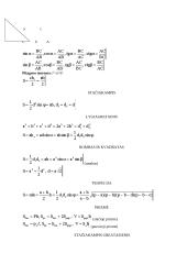 Geometrijos formulės 2 puslapis