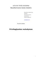 Privilegijuotas nužudymas