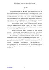 Genealoginė kalbų klasifikacija 2 puslapis