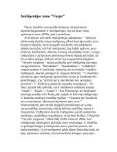 Inteligencijos tema "Varpe"