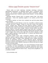 Rašinys “Sename dvare”