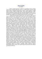 Juozo Apučio asmenybė ir novelės