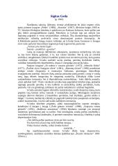 Sigito Gedos eilėraščių nagrinėjimas