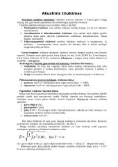 Akustinis triukšmas