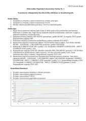 Tranzistorių voltamperinių charakteristikų stebėjimas su charakteriografu
