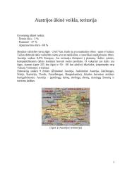Austrijos ekonomika, geografija, bei pramonė 3 puslapis