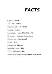 Egypt - English language project 2 puslapis