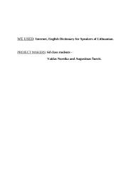 Egypt - English language project 9 puslapis