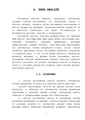 Informacinių sistemų panaudojimo Lietuvos kariuomenėje analizė taikant SWOT metodą 6 puslapis