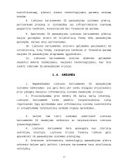 Informacinių sistemų panaudojimo Lietuvos kariuomenėje analizė taikant SWOT metodą 10 puslapis