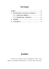 JAV Kalfornijos valstijos situacijos analizė