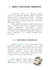 Monetų skaičiavimo įrenginiai ir jų tipai 3 puslapis