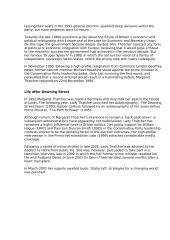 Who was Margaret Thatcher 4 puslapis