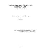 ES kompetencijos sritys