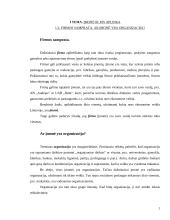 Firmos samprata. Ar įmonė yra organizacija?