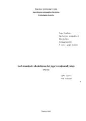 Narkomanija ir alkoholizmas bei jų prevencija mokykloje
