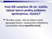 Bendrosios rinkos funkcionavimas 18 puslapis