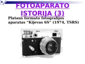 Fotoaparatų istorija bei funkcijos 4 puslapis