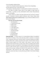 Lietuvos banko pinigų politika ir jos galimi pokyčiai įstojus į ES pinigų sąjungą 9 puslapis