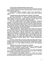 Privatizavimas Lietuvoje ir kitose šalyse 12 puslapis