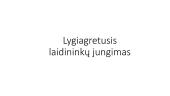 Lygiagretus laidų jungimas 1 puslapis