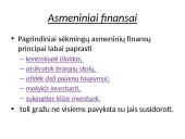 Asmeniniai finansai , pajamos 3 puslapis