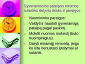 Gyvenamosios patalpos nuoma. Viskas ką reikia žinoti 20 puslapis