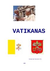 Vatikanas, kartais Šventasis Sostas