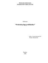 Profesinių ligų profilaktika