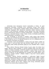 Archimedas (287 – 212 m. pr. m. e.)