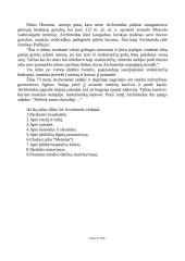 Archimedas (287 – 212 m. pr. m. e.) 2 puslapis