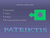 Pateikčių kūrimo laboratorinio darbo ataskaita 9 puslapis