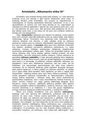 Aristotelis. Nikomacho etika.