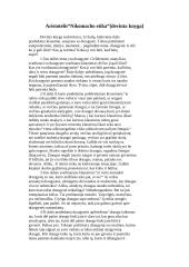 Aristotelis. Nikomacho etika. Pranešimas iš devintos knygos.