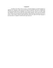 Speech about Language