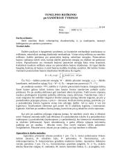 Tunelinio reiškinio tyrimas