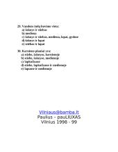 Audiniai (biologijos testas) 8 puslapis