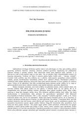 Politologijos įvadas (Paskaitų konspektas)