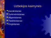 Uzbekija skaidrės 3 puslapis