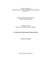 Ar demokratija yra geriausias valdymo būdas?