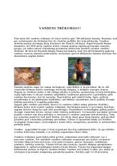 Žemės gyventojų apsirūpinimas geriamuoju vandeniu 7 puslapis