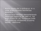 Atomas. Skaidrės 3 puslapis