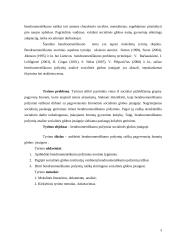 Bendruomeniškumo požymių analizė socialinės globos institucijose 3 puslapis