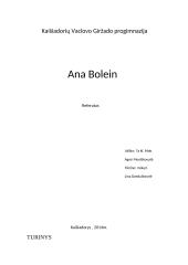 Ana Bolein biografija