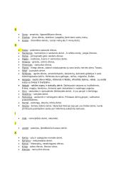 Graikų ir romėnų dievai (sąrašas) 3 puslapis