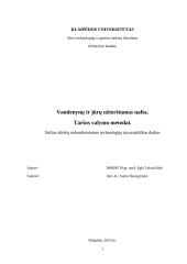 Vandenynų ir jūrų užterštumas nafta. Taršos valymo metodai.