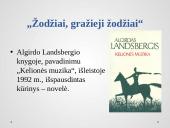 Žodžiai, gražieji žodžiai. Skaidrės. 4 puslapis